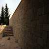 Feature decorative stone wall