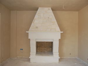 Large Centerpiece Fireplace
